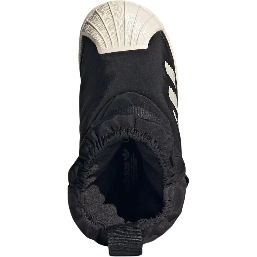 adidas Originals SUPERSTAR 360 Mid Top Toddler Shoes Black White Infant And Toddler JQ7951