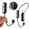 2-in-1 Kabelloses Mikrofon-Headset Langstrecken-Mikrofon-System Headset-Mikrofon Sprachverstärker für Lehrer Bühnenkünstler Fitness-Trainer