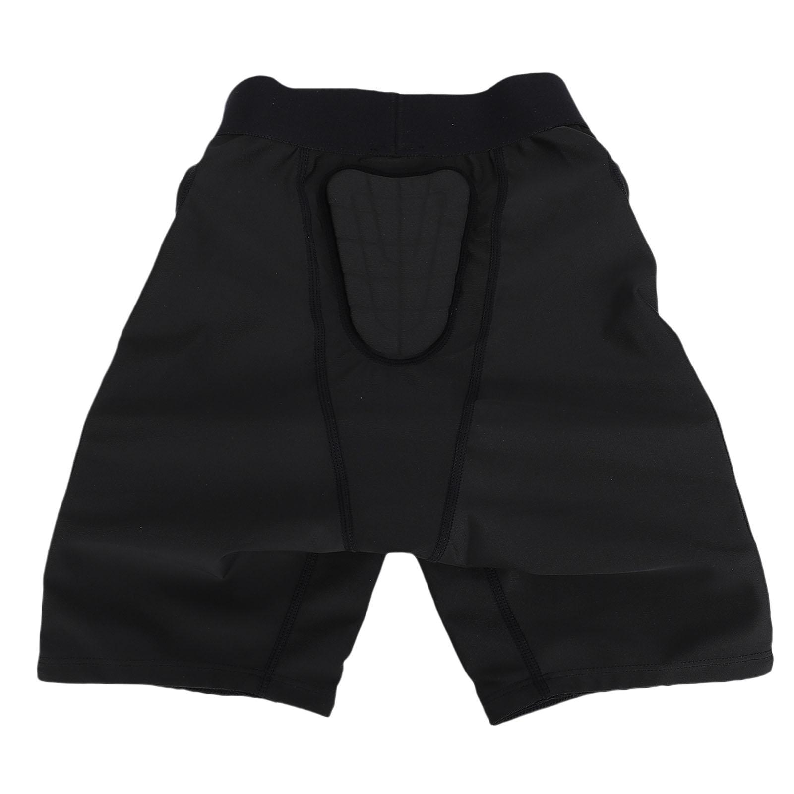 

Youth Compression Shorts Breathable Impact Proof Protective Padded Underwear for Football Basketball YXL
