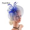 Church Kentuck-y Derby Pearl Mesh Flower Feather Fascinator Hat  for Women