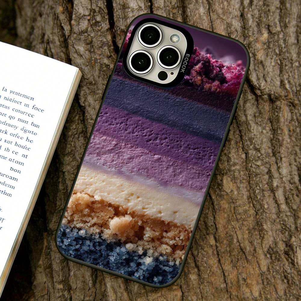 

Cake filling pattern Phone Case For iPhone 17,16,15,14,13,12,11 Plus,Pro Max,XS,Colorful Silver Phone case Funda Cover iPhone14Pro