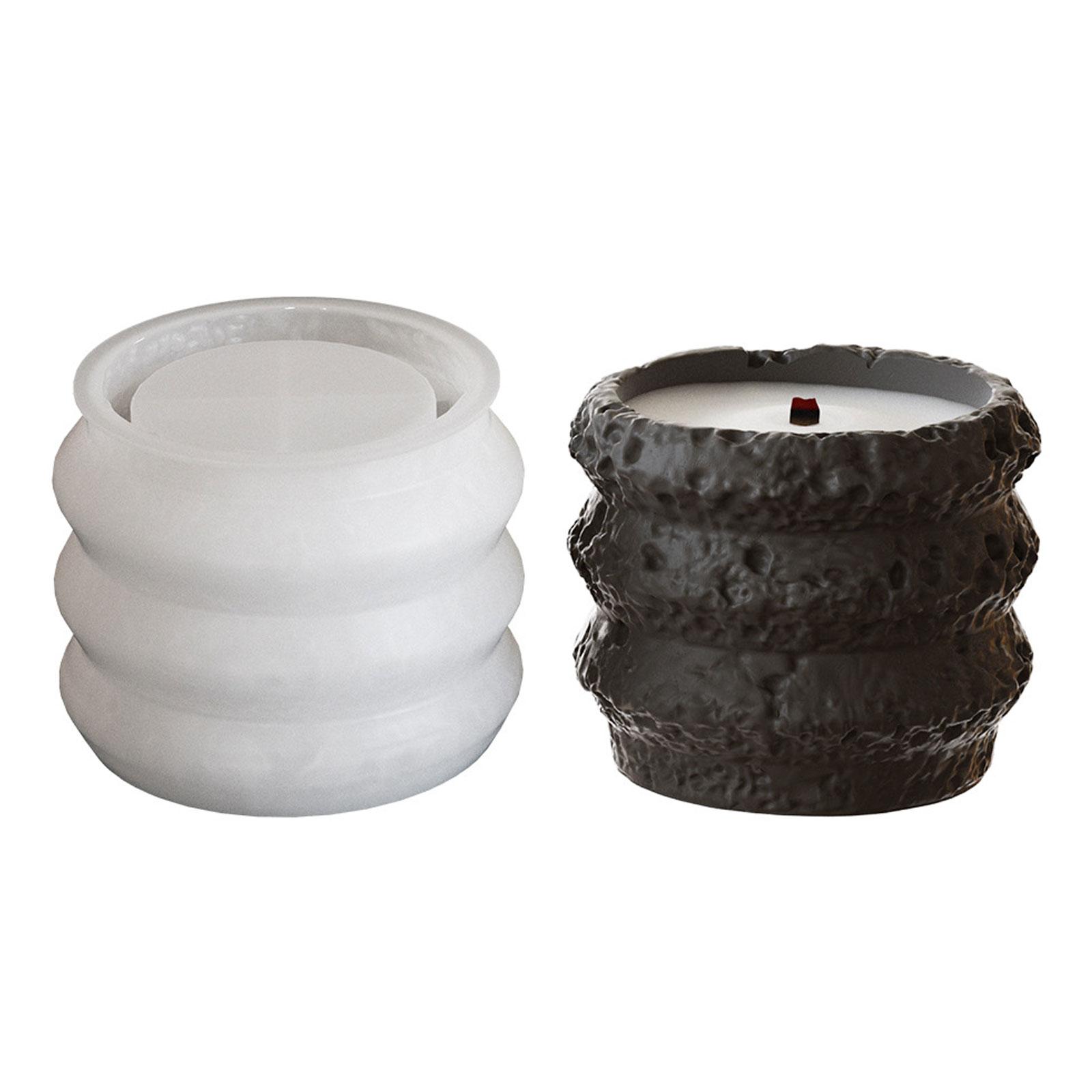 

Круглая силиконовая форма для кастрюль из эпоксидной смолы, круглая тарелка для украшений, подсвечник, товары для творчества, украшения дома