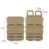 FMA Fastmag Accessory Box 5.56 Magazine Box, Vest Molle Double Clip Box M4 Tactical Quick Pull Box