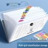 A4 Multi-Layer Accordion Folder for Test Paper Organization - Student Use