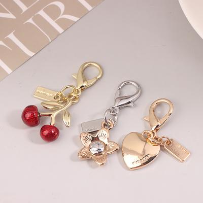 Exquisite High-End Bear Cherry Butterfly Keychains For Women Y2K Bag Pendant Car Key Chains Jewelry Gift Decoration Accessories