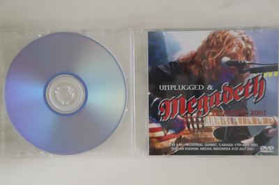DVD MEGADETH - Unplugge & Plugged 2001 NONE NOT ON LABEL Unknown Rock Used