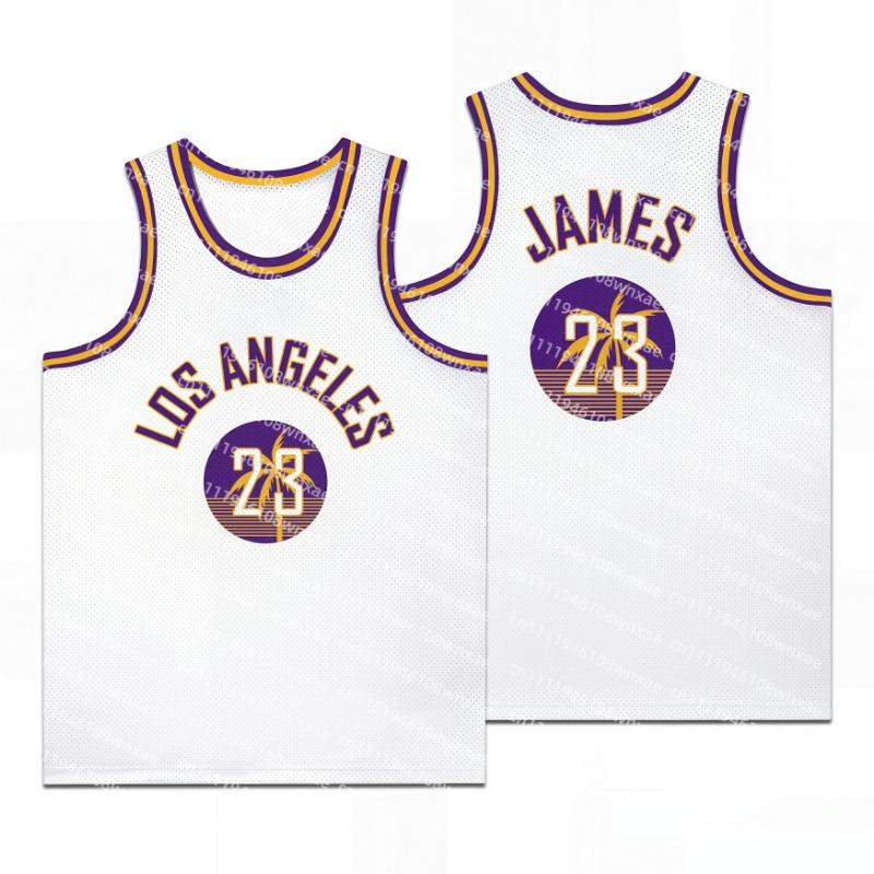 Children's Men's LA Coconut Tree NO.24 Graphic Basketball Quick-drying Crewneck Vest Sleeveless Basketball Sports Jersey