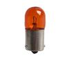 12V Motorcycle Turn Signal Light, Amber/Blue, T16 5W/10W, Single Contact, Right Angle.