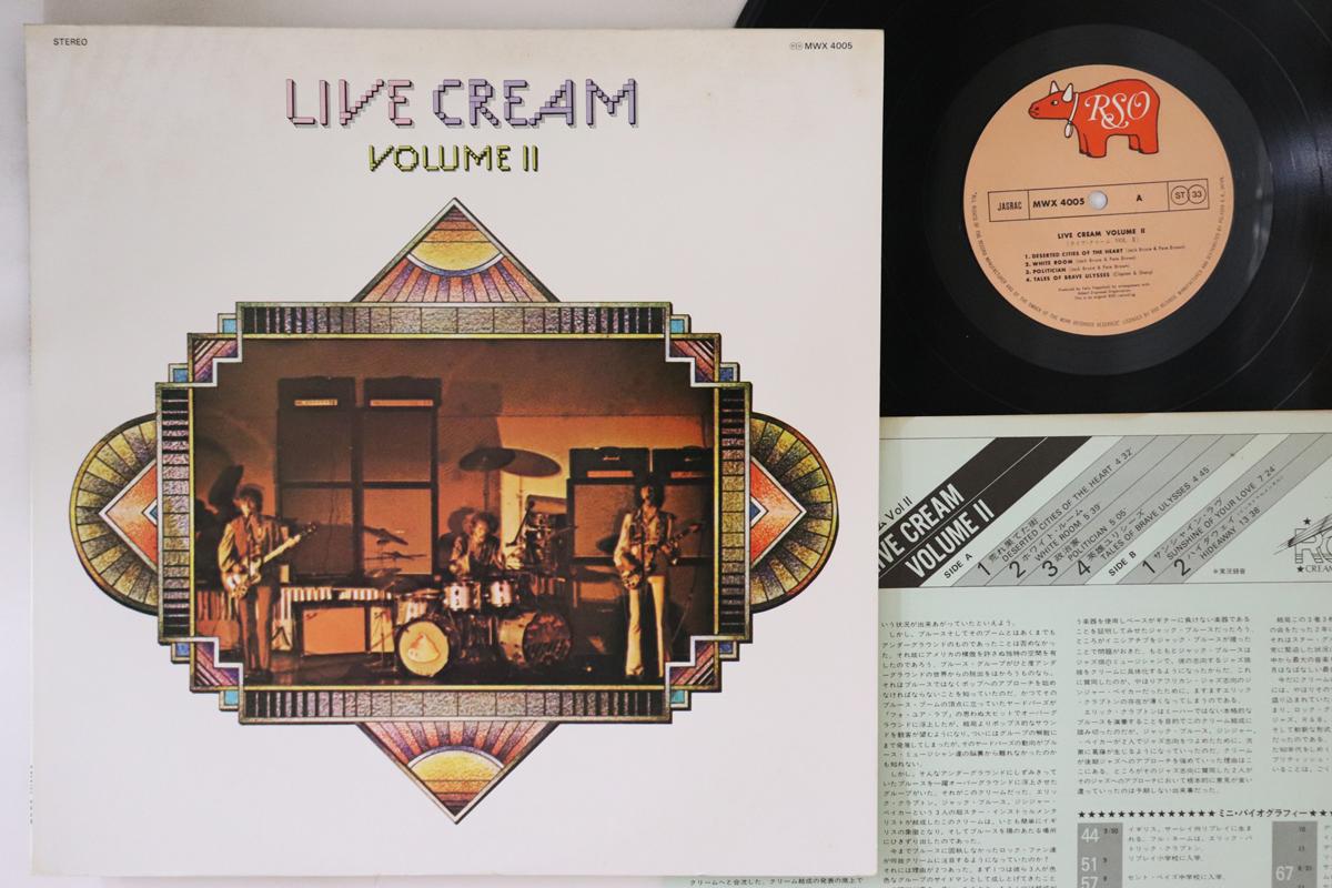 

LP Record CREAM - Live Cream Volume II MWX4005 RSO 1980 Japan Rock Used