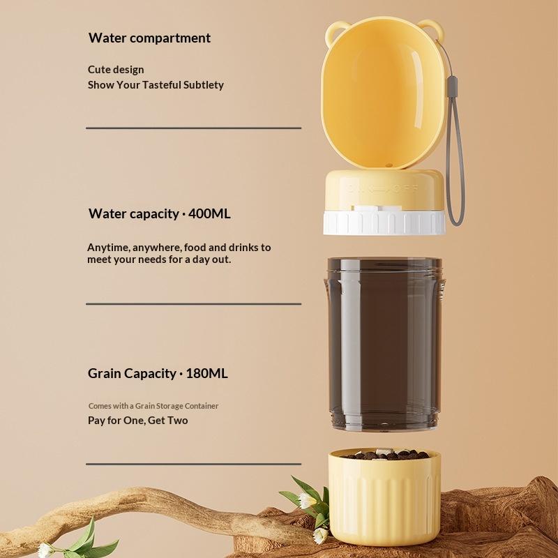 Strap Style Outdoor Water Bottle For Dogs Portable Dog Water Bottle Pet Companion Cup Outdoor Drinking Cup For Dogs