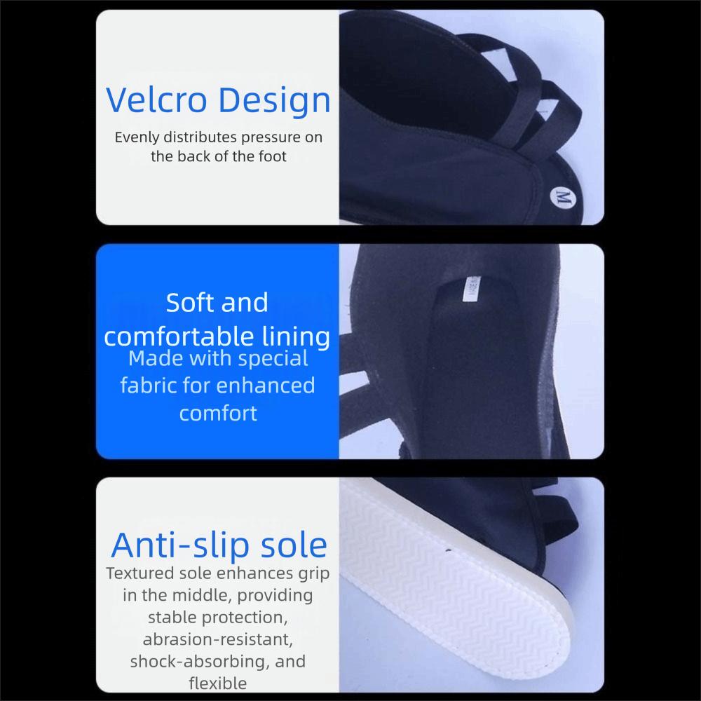 Proteção para o Pé Bota Ortopédica para Caminhada Sapato de Gesso Amortecedor Sapato Pós-Operatório Inchado Quebrado