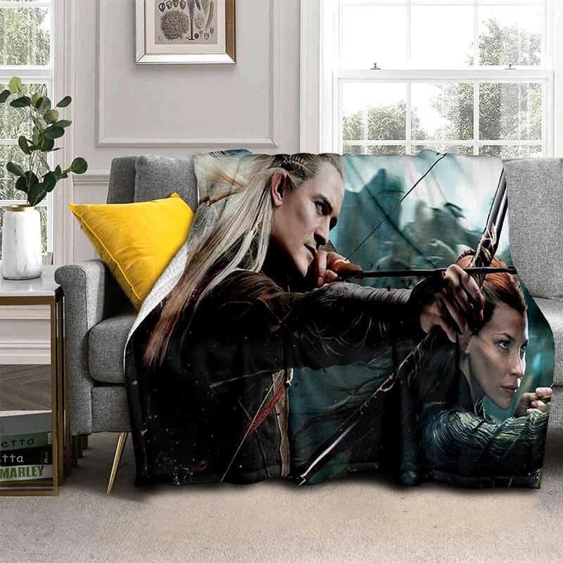 L-Lord of the Rings H-Hobbit HD Blanket,Soft Throw Blanket for Home Bedroom Bed Sofa Picnic Travel Office Cover Blanket Kids 3D