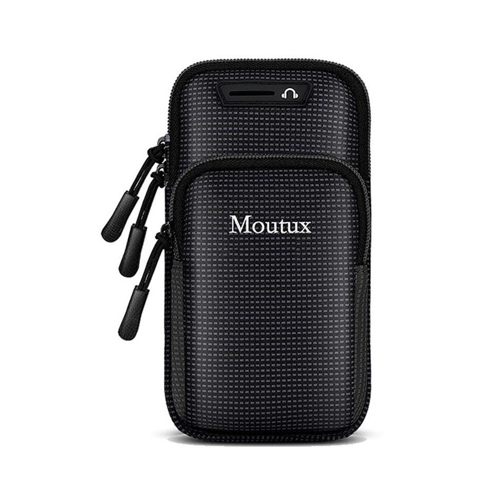 

Gobygo Running Cell Phone Arm Bag Fitness Gear Headphone Jack Design Outdoor Sports Clutch Wrist Bag Apple X Arm Bag Men Women