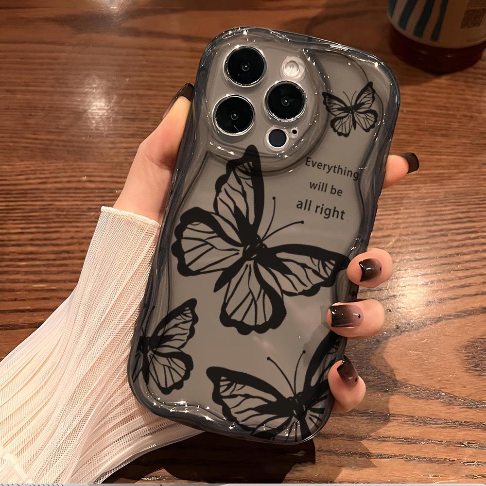 

Butterfly Anti-Fall Phone Case for iPhone 12/13/14/15 Plus/16 Pro Max iPhone 15 Pro