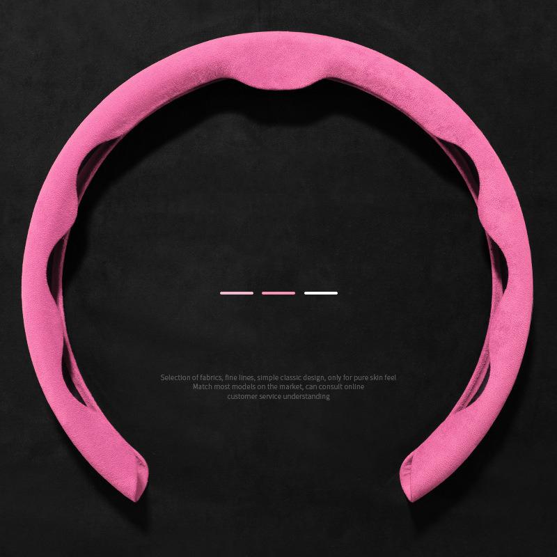 Car Steering Wheel Cover Suede Leather Booster Cover For Honda Accord CRV HRV Civic Fit Jazz Odyssey Car Accessories