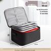 Multi-Layer Travel Storage Box for Documents and Cards