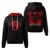 Damen Langarm Casual Print Kordelzug Hoodie Sweatshirts für Frauen Pullover mit Taschen