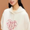 Anta Loose Fit Hooded Fleece Warm Lifestyle Series Casual Fashion Sports Versatile Campus Commuter Sweatshirt Women Sweatshirt 962618708-1