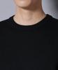 Nano Universe Silk Blend Crew Neck Size Knit, Men's, M, 140, Green, 672-5222227