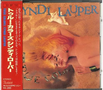 CD CYNDI LAUPER - True Colors 328P150 Portrait, Epic/ Japan Dance & Electronica Used