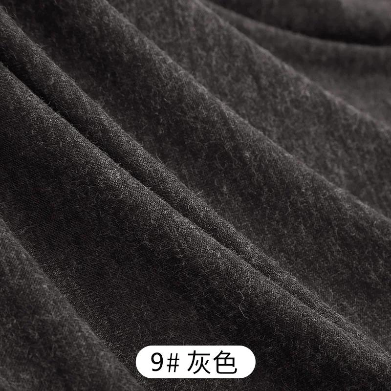 160x50cm Combed Imitation Wool Cashmere Knitted Fabric For Shirts, Thin T-shirts, Handmade DIY Clothing Fabric A0271