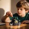 Q Version Motorcycle Helmet Motorcycle Exquisite Model Deformable Toy