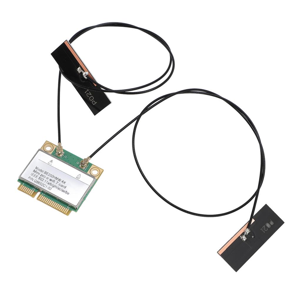Mini PCI E WiFi 7 Card 8774Mbps 2 Band Gigabit Wireless Network Card BE200HMW para PC