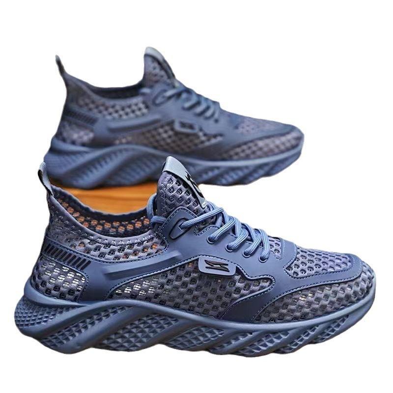 Men's shoes Thin mesh hollow sneakers New men's casual shoes Comfortable and breathable soft-soled shoes