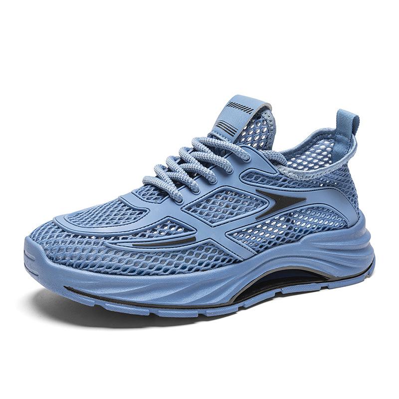 

Мужская обувь, спортивная обувь, весна и лето, новые дышащие сетчатые туфли, тонкие полые повседневные туфли для активного отдыха, мужские износостойкие кроссовки 45
