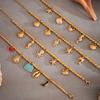 Qiong Yao Ocean DIY Beaded Bracelet Set: Starfish Shell 5A Zirconium Stainless Steel Ornament