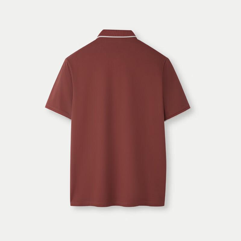 HLA Men's Color-Block Cool-Feel Polo Shirt