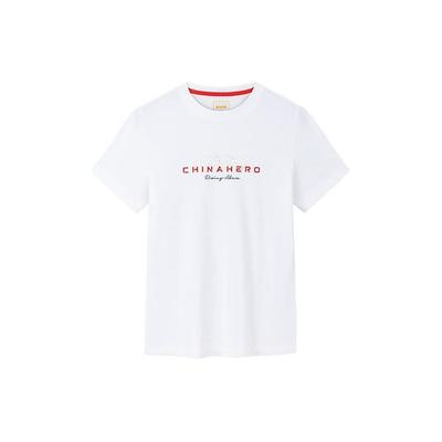 Training Series Round Neck Soft Comfortable Straight Casual Sports Knit Short Sleeve T-Shirt Women Tops Snow-White 162427102-1