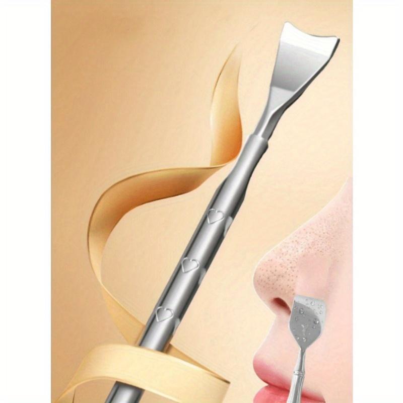 

1 шт. Инструмент для удаления черных точек и комедонов из нержавеющей стали, Инструмент для удаления черных точек, Двусторонний инструмент для выдавливания прыщей, Для очистки кожи лица, Очистка лица one-size серебряный