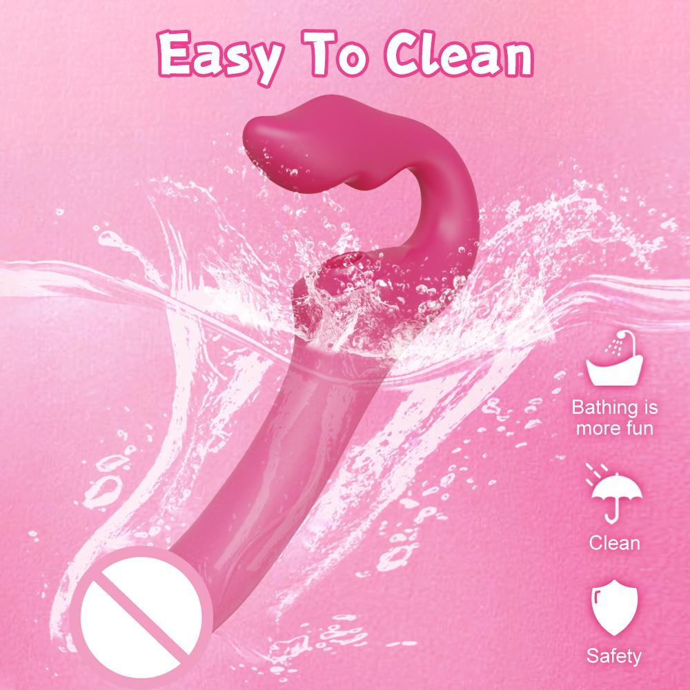 Wireless 3 In 1 Dildo Vibrator for Women Double-Ended Lesbian G-Spot Dildos Couples Female Masturbator Adults Sex Toy 18+
