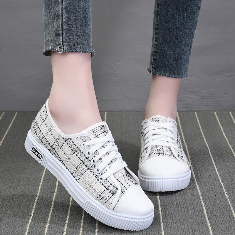 Cloth shoes women's new spring and autumn casual shoes versatile soft-soled flat-soled fashion board shoes