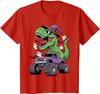 Kinder Halloween Dinosaurier-Print T-Shirt Jungen Mädchen Lustiges Cartoon-Tier Halloween Streetwear T-Shirts Geschenke
