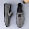 Fashion Genuine Leather Man Loafers Handmade Business Casual Shoes for Men Boat Shoes Slipon Driving Flats Male Leisure Walk Moccasins