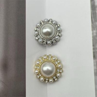 6 pezzi di accessori decorativi per abbigliamento bottoni di perle cappotto di lana invernale cucito a mano bottoni da 20 mm bottoni alla moda per abbigliamento