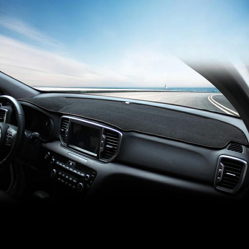 Car Dashboard Cover For Kia Sportage 4 QL 2016 2017 2018 trument Desk Sun Shade Mat Dash Non-slip Accessories
