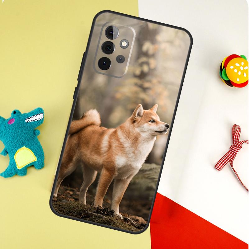 Animal Shiba Inu Dog For Samsung Galaxy A54 A34 A14 A55 A35 A15 A53 A33 A13 A05 A06 A16 A22 A32 A52 Phone Case