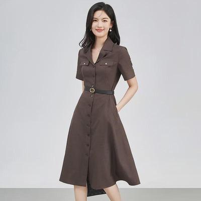 Chic da pendolare francese: Abito da donna di lusso leggero premium