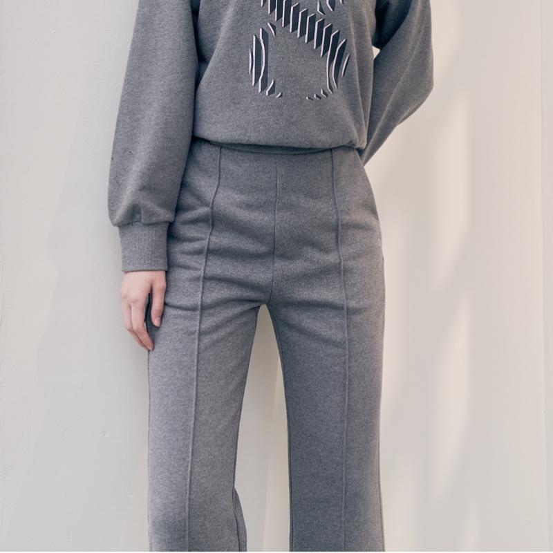 Huit Jacquard Band Wide Pants Htwpn2k01t