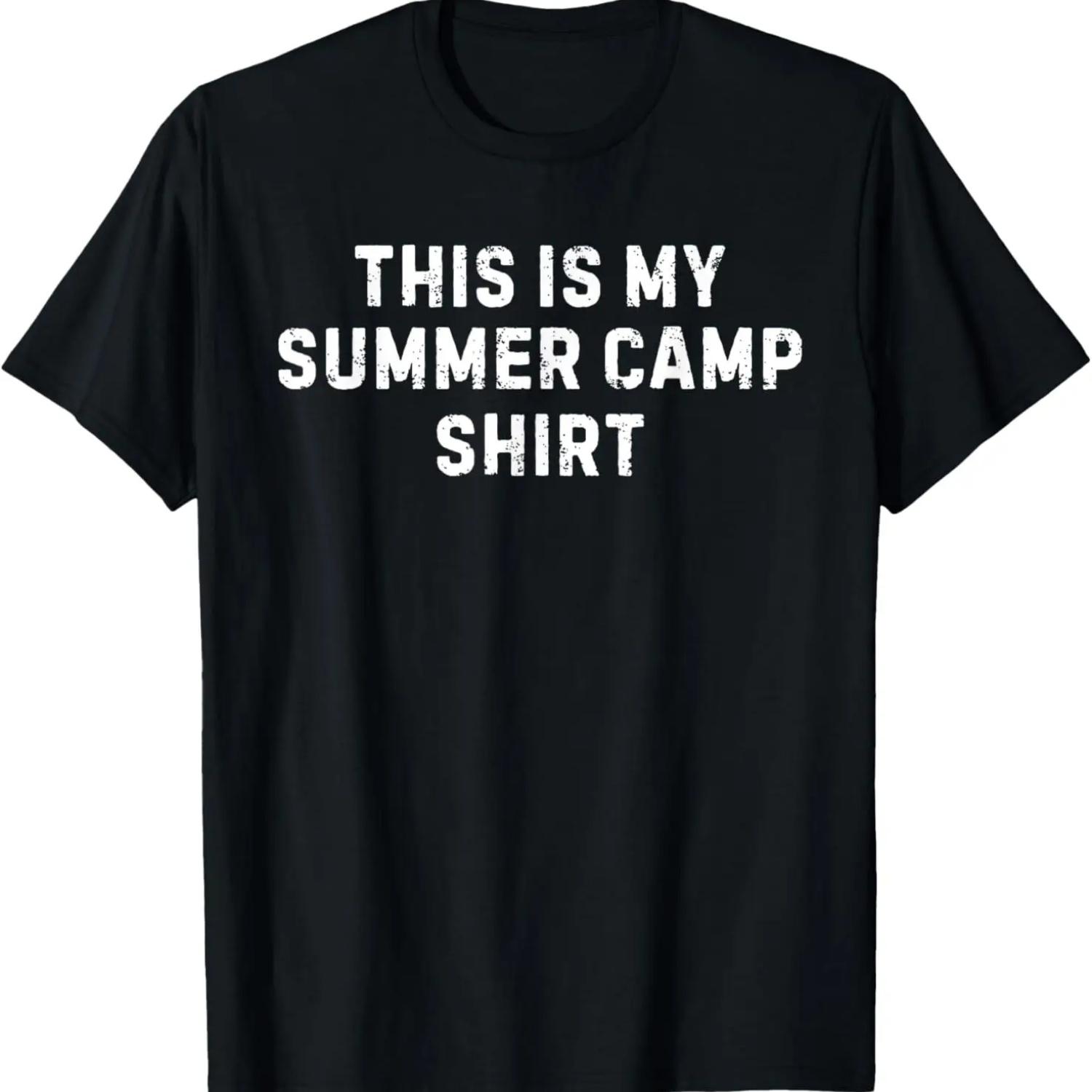 This Is My Summer Camp Shirt Camp Director Staff Counselor T-Shirt S