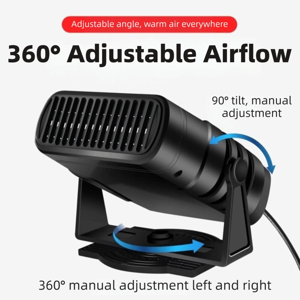 12/24V Vehicle Interior Heater 360 Rotation Car Mounted Heater  Auto Accessories