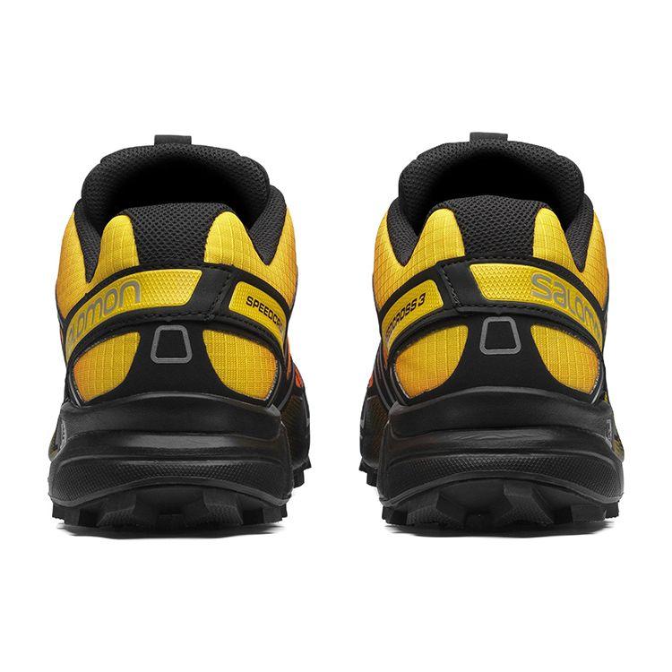 SALOMON Speedcross 3 Trail-Laufschuhe Unisex-Sneaker Schwarz Orange 416354