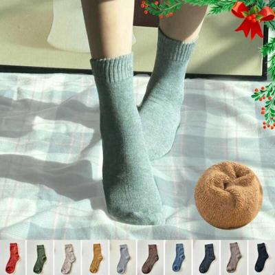 Set of 10 Fleece Winter Socks
