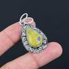 Natural Atlantisite Gemstone Jewelry 925 Sterling Silver Pendant For Girls