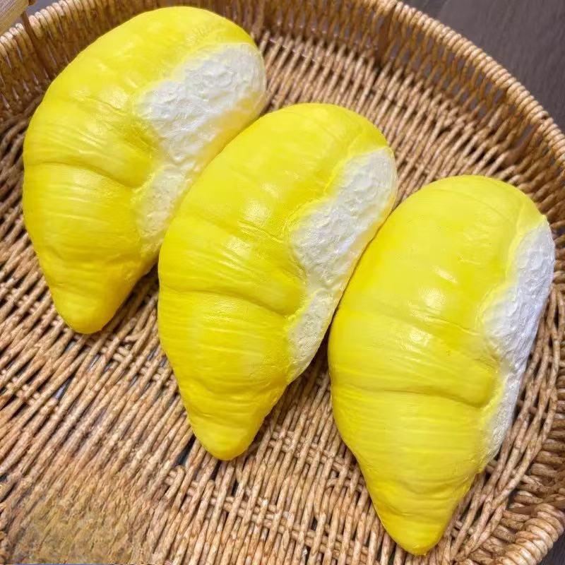 Squishy Durian Simulation Cheese Butter Fidget Balls Simulation Durian Decompression Squeeze Balls Soft Relief Ball Party Gifts