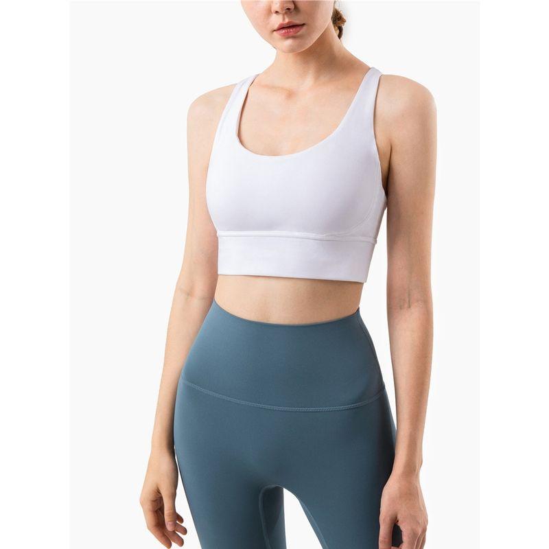 New Arrival Sports Intimates Women's Autumn Bubble Wrap Push up Bras High Strength Fitness Training Yoga Clothes Vest Bra Summer