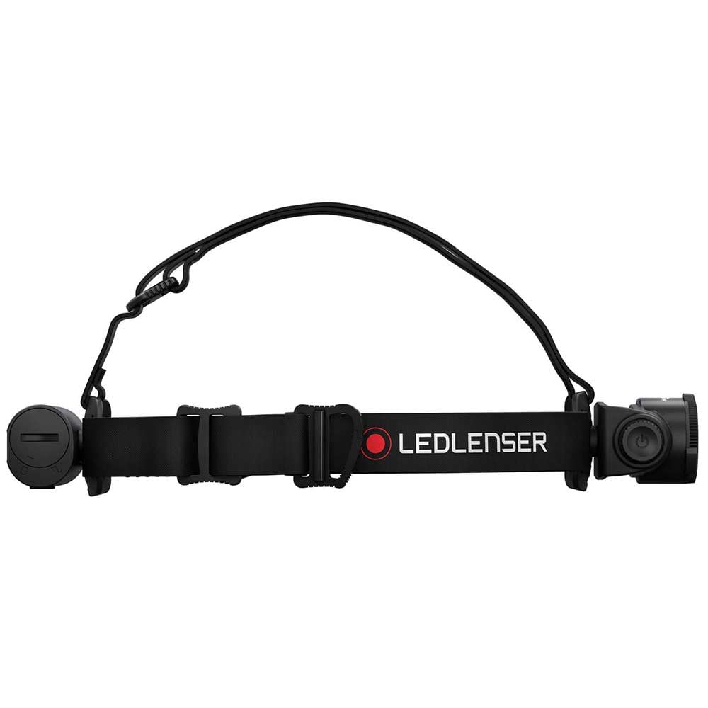 Linterna frontal LED Ledlenser H7R Core, recargable por USB, negra, pequeña